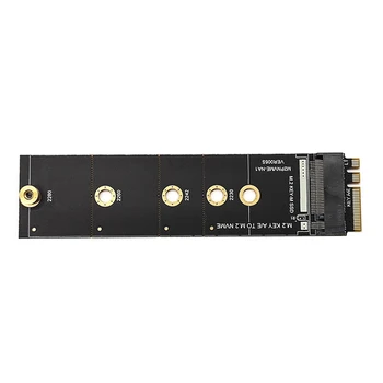 3X M.2 A+E KEY lizdas į M.2 NVME adapterio kortelę NGFF į KEY-M išplėtimo kortelę Nvme PCI Express SSD prievado išplėtimo adapteris