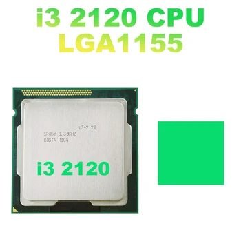 Core i3 2120 procesoriaus procesoriaus LGA1155 procesorius + terminis padas 3MB 65W dviejų branduolių darbalaukio procesorius, skirtas B75 USB kasybos pagrindinei plokštei