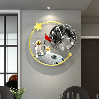 LED apšvietimas Paprastas laikrodis Sieninis laikrodis Svetainė Pagrindinis Mados miegamasis Modernus dekoravimo laikrodis