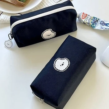 Miela drobė Kosmetikos krepšys Piniginės Moterų makiažo organizatorius Mokyklos kanceliarinių prekių krepšys Didelės talpos pieštukų dėklai Maišelis