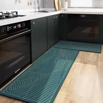 Plaunamas neslystantis virtuvės kilimėlis Įėjimo durų kilimėlis Miegamojo grindys ilgos kilimas Vonios kambarys Namų dekoravimo kilimėlis
